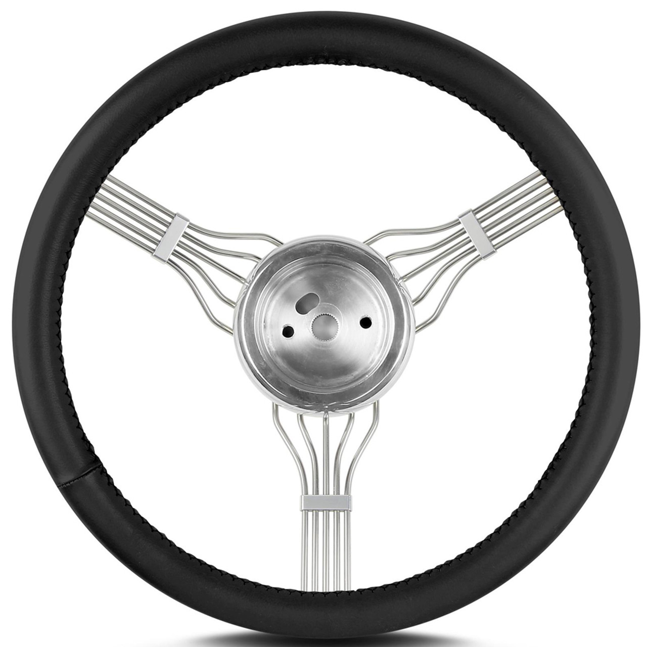 Steering Wheel Newstalgi c Banjo Pol. w/Blk Wrap