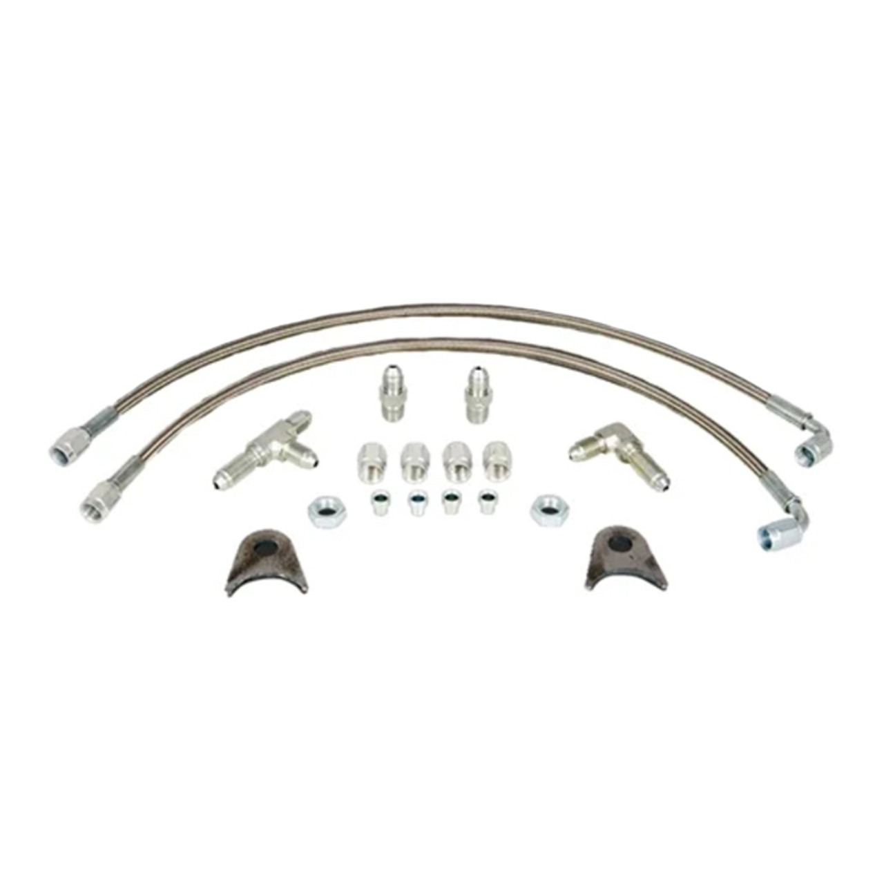 Rear Brake Plumbing Kit w/3an Fittings