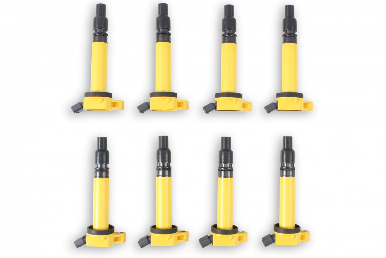 ACCEL Ignition Coils - SuperCoil - Fits Toyota 2009-2013 - 2.5/2.7L I4 - 2.5/3.5/4.0L V6 - 4.6/5.0/5.7L V8 - 8-Pack (ACC-1140630-8)