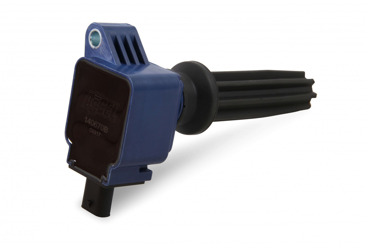 ACCEL Ignition Coil - SuperCoil - 2012-2017 Ford EcoBoost 2.0L/2.3L - L4 - Blue - Individual (ACC-1140670B)