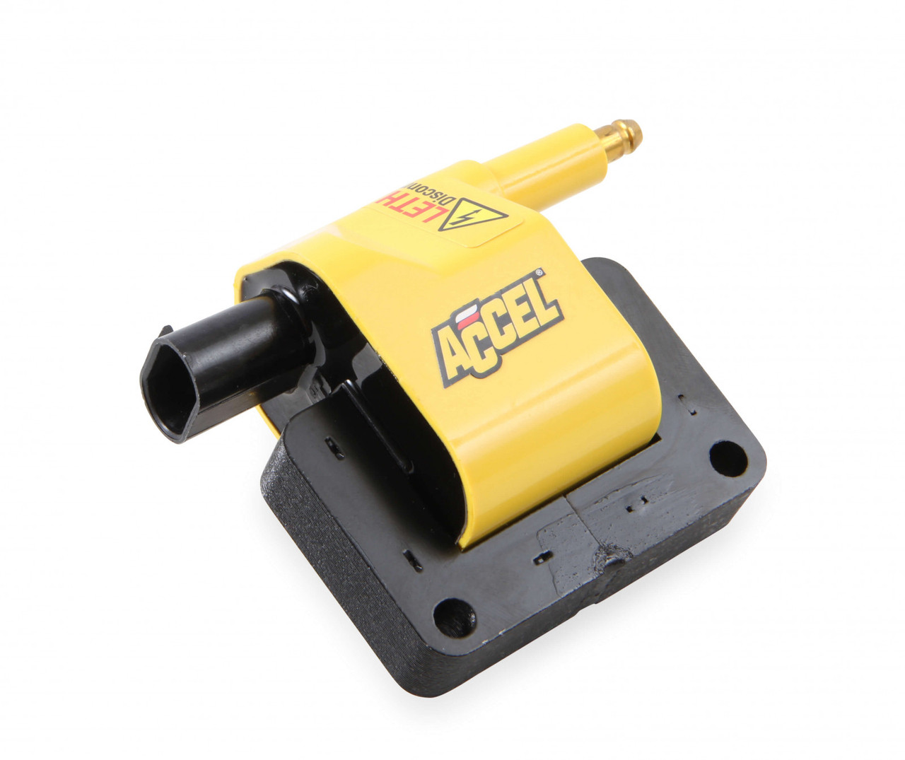 ACCEL Ignition Coil - SuperCoil - 1990-2002 Dodge / Jeep / Plymouth / Chrysler Remote - Yellow -Individual (ACC-2140021)