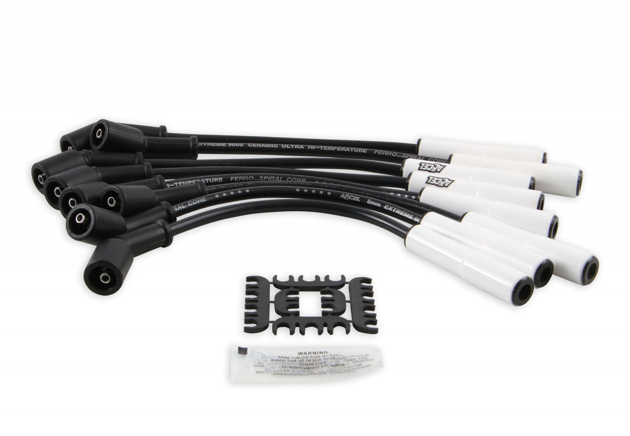 ACCEL Spark Plug Wire Set - Extreme 9000 Ceramic Boot - GM 4.8/5.3/6.0/6.2L (ACC-29059C)