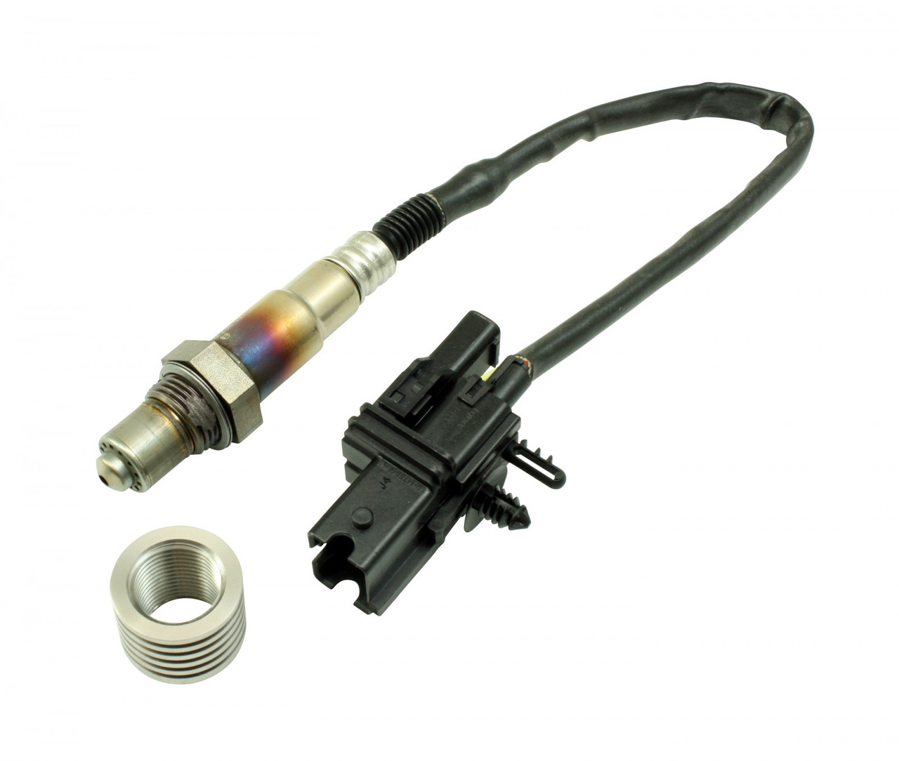 AEM Bosch LSU 4.2 O2 Sensor with Stainless Tall Manifold Bung - 4 Channel Wideband (AEM-302063)