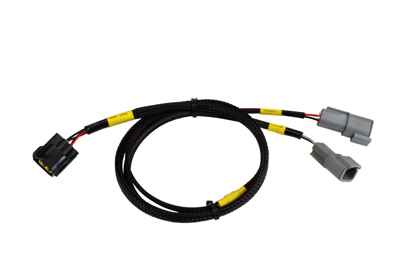 AEM CD-5/7 Carbon Digital Dash Plug & Play Adapter Harness for MSD Atomic TBI (AEM-30-2213)