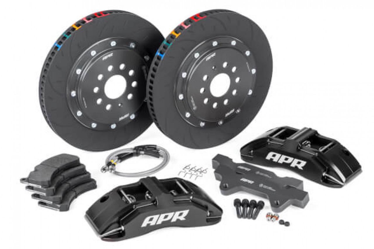 APR Brakes - 380x34mm 2-piece 6 Piston Kit - Black - (MLBEVO 350mm) (APR-3BRK00028)