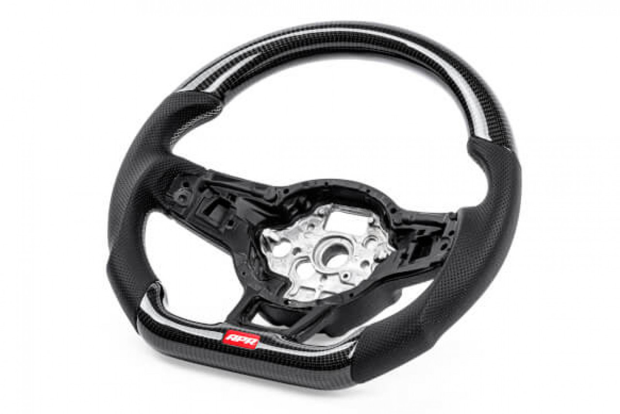 APR Carbon Fiber Steering Wheel W/ Perforated Leather - VW / Mk7 Golf R / GTi / Gli (APR-1MS100206)