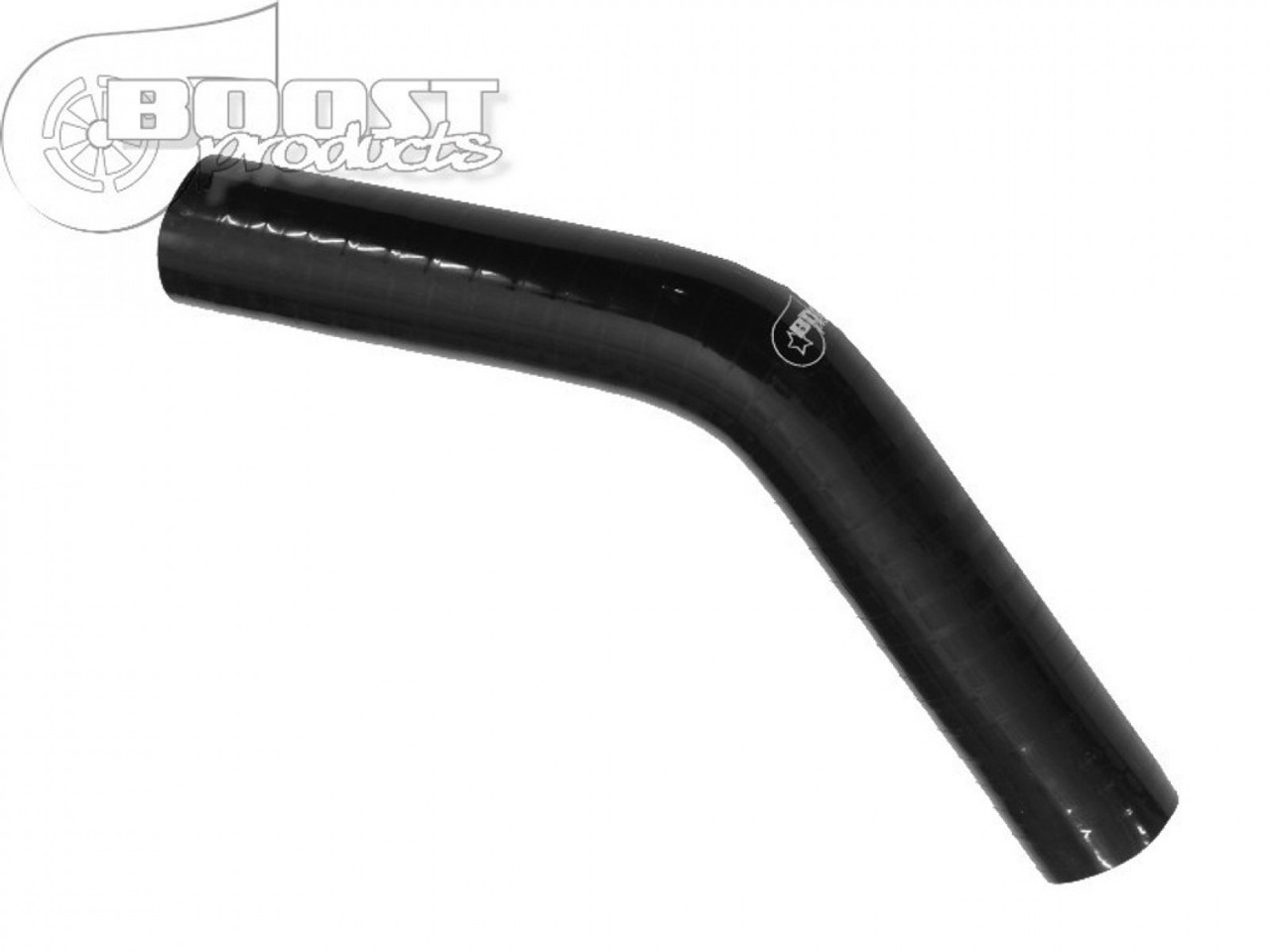 BOOST Products Silicone Elbow 45 Degrees, 30mm (1-3/16") ID, Black (BOP-3253000300)