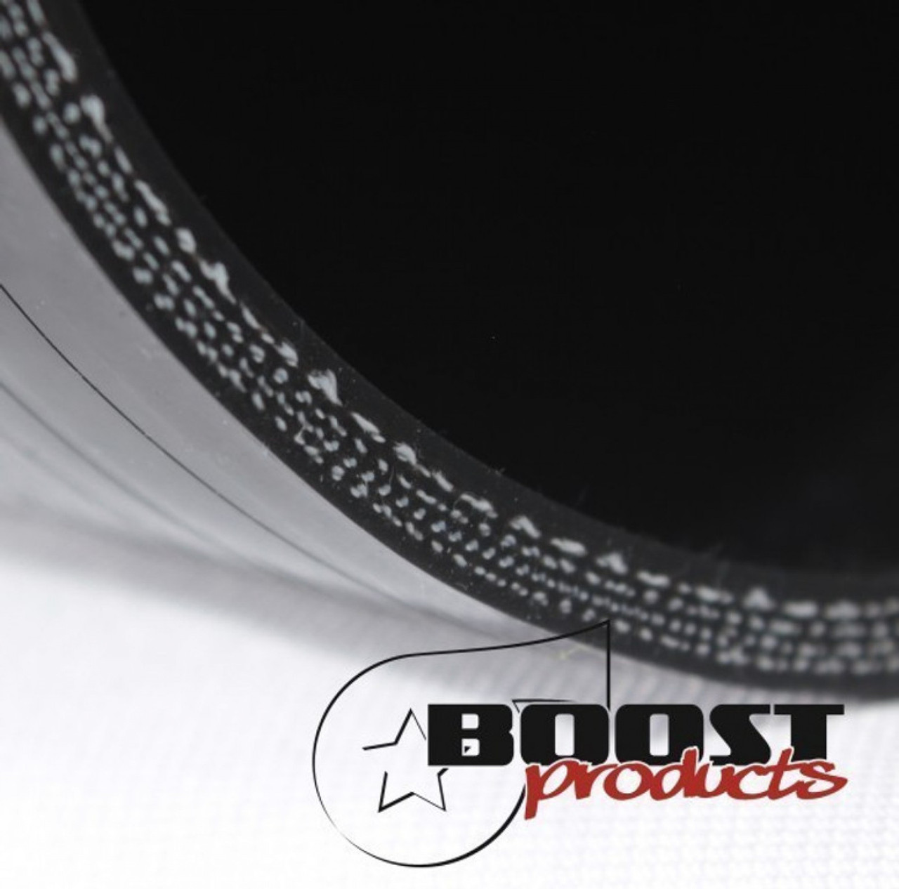 BOOST Products Silicone T-piece Adapter 51mm (2") ID / 25mm (1") Branch ID / Black (BOP-3259905125)