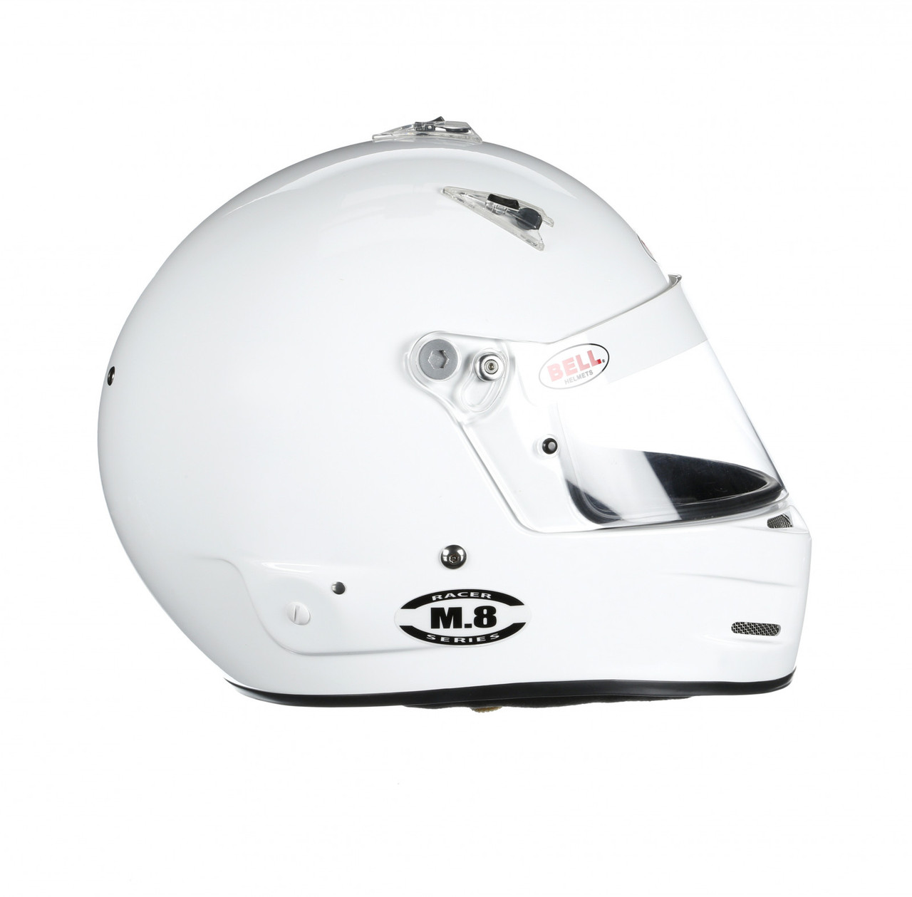 Bell M8 Racing Helmet-White Size 2X Extra Small (BEL-1419A01)