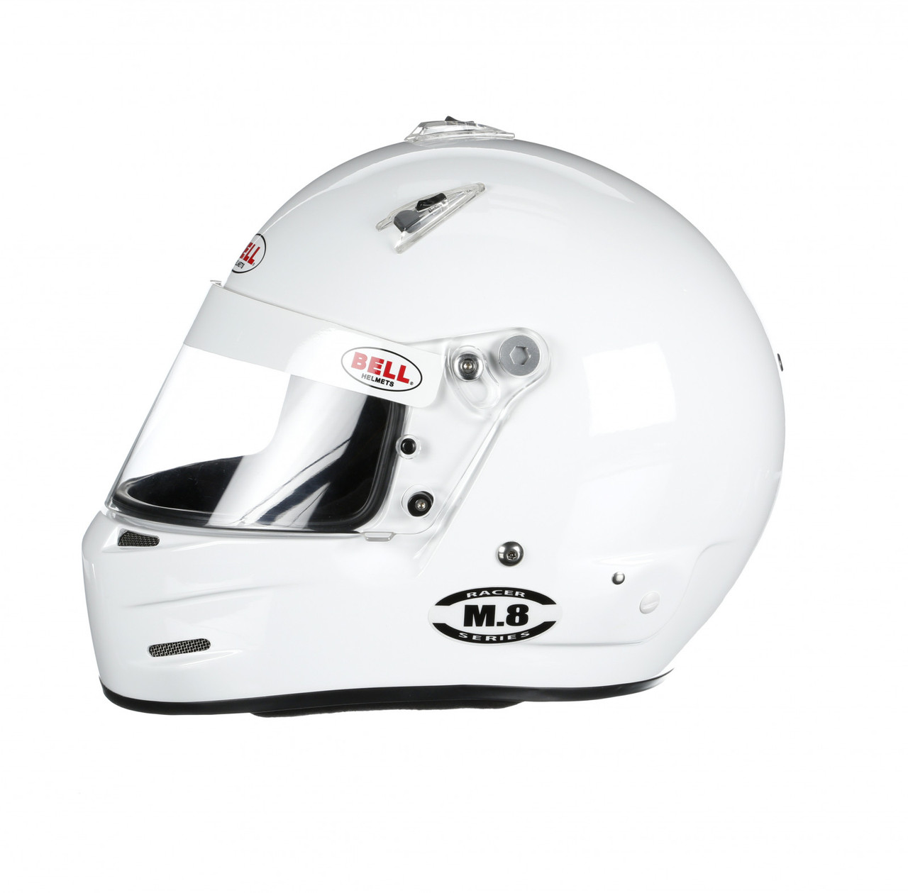 Bell M8 Racing Helmet-White Size Medium (BEL-1419A04)