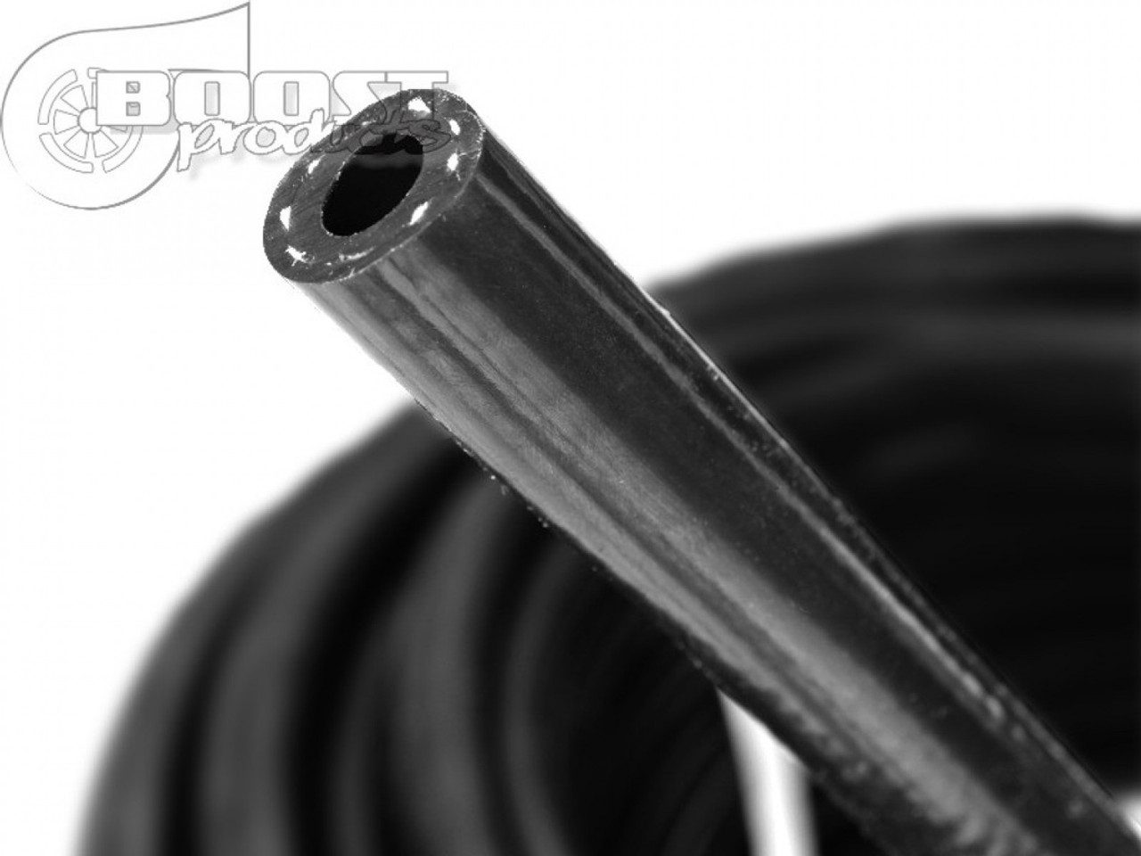 BOOST products Silicone Vacuum Hose Reinforced 10mm (3/8") ID, Black, 1m (3ft) Roll (BOP-SI-VAR-91-S)