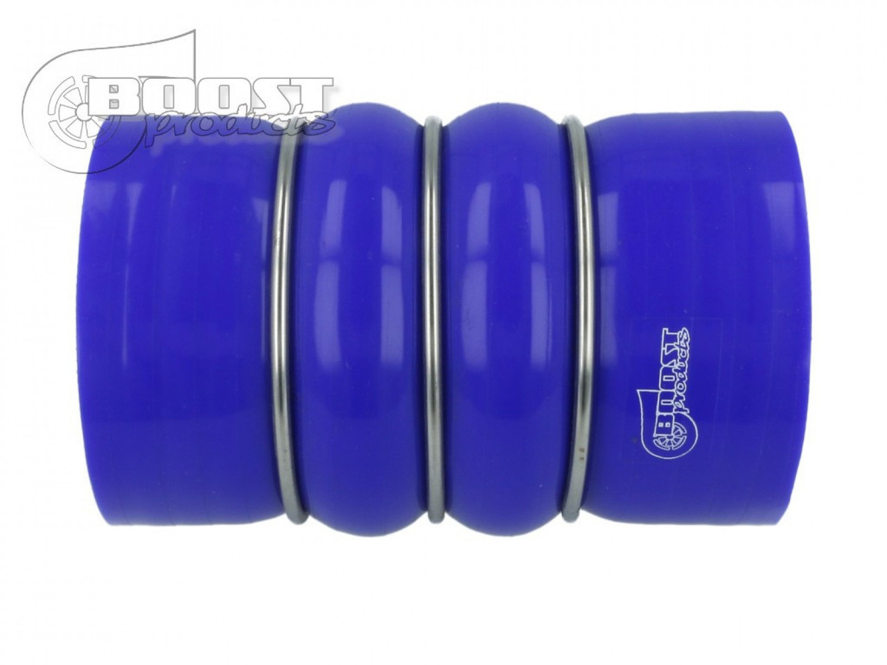 BOOST Products Silicone Coupler with Double Hump, 60mm (2-3/8") ID, Blue (BOP-3272200600)
