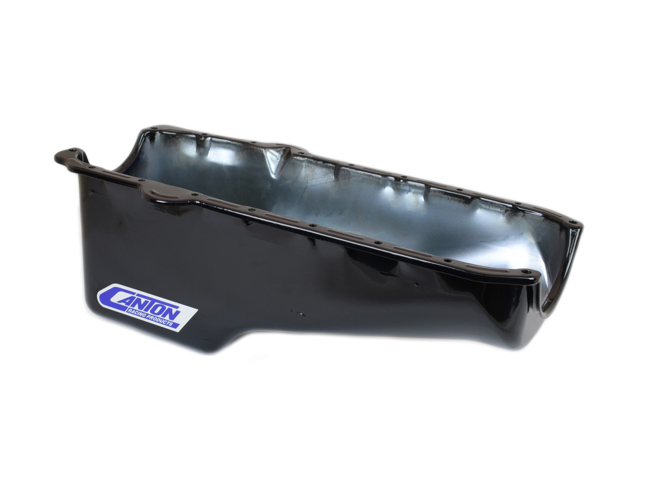 Canton 15-010BLK Oil Pan Small Block Chevy Stock Appearing Crate Engine Pan (CRP-15-010BLK)