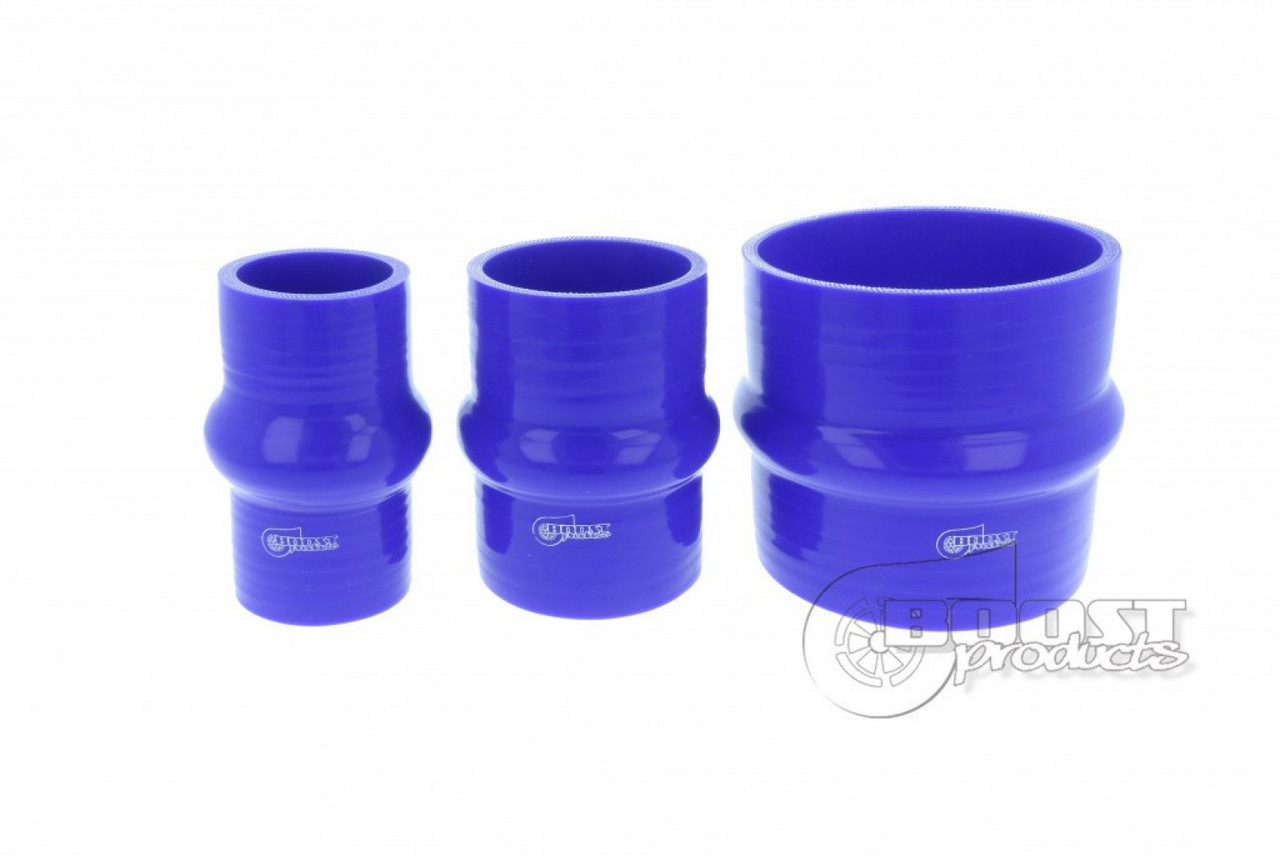 BOOST Products Silicone Coupler with Single Hump, 76mm (3") ID, Blue (BOP-3272000760)