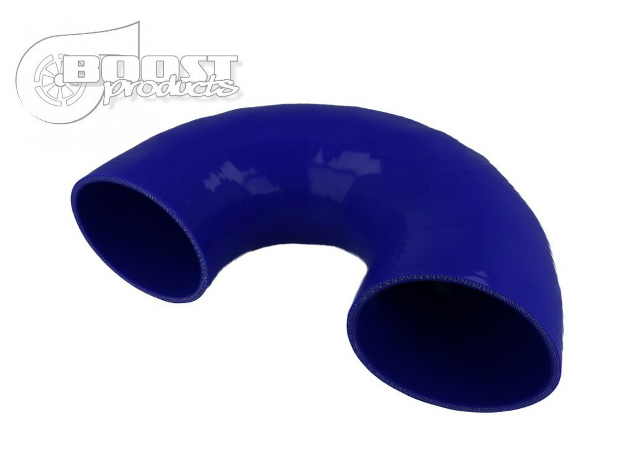 BOOST Products Silicone Elbow 180 Degrees, 83mm (3-1/4") ID, Blue (BOP-3276000830)