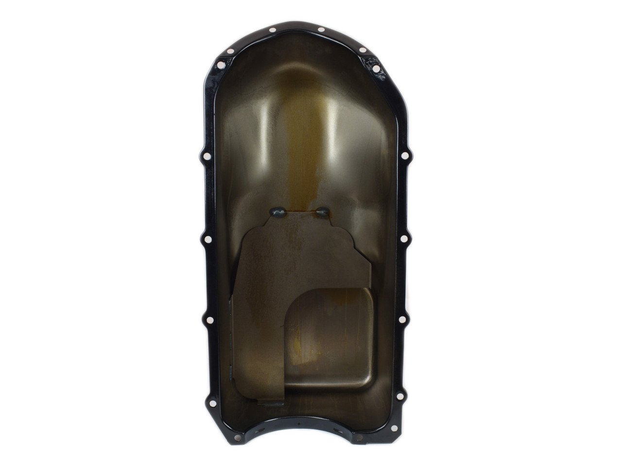 Canton 15-389BLK Oil Pan For Pontiac Stock Replacement Unplated (CRP-15-389BLK)