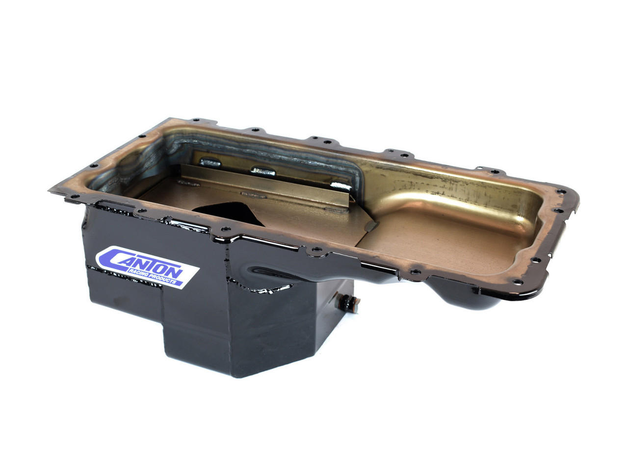 Canton 16-780 Oil Pan 4.6L 5.4L Modular Ford Rear Sump Truck Oil Pan Black (CRP-16-780)