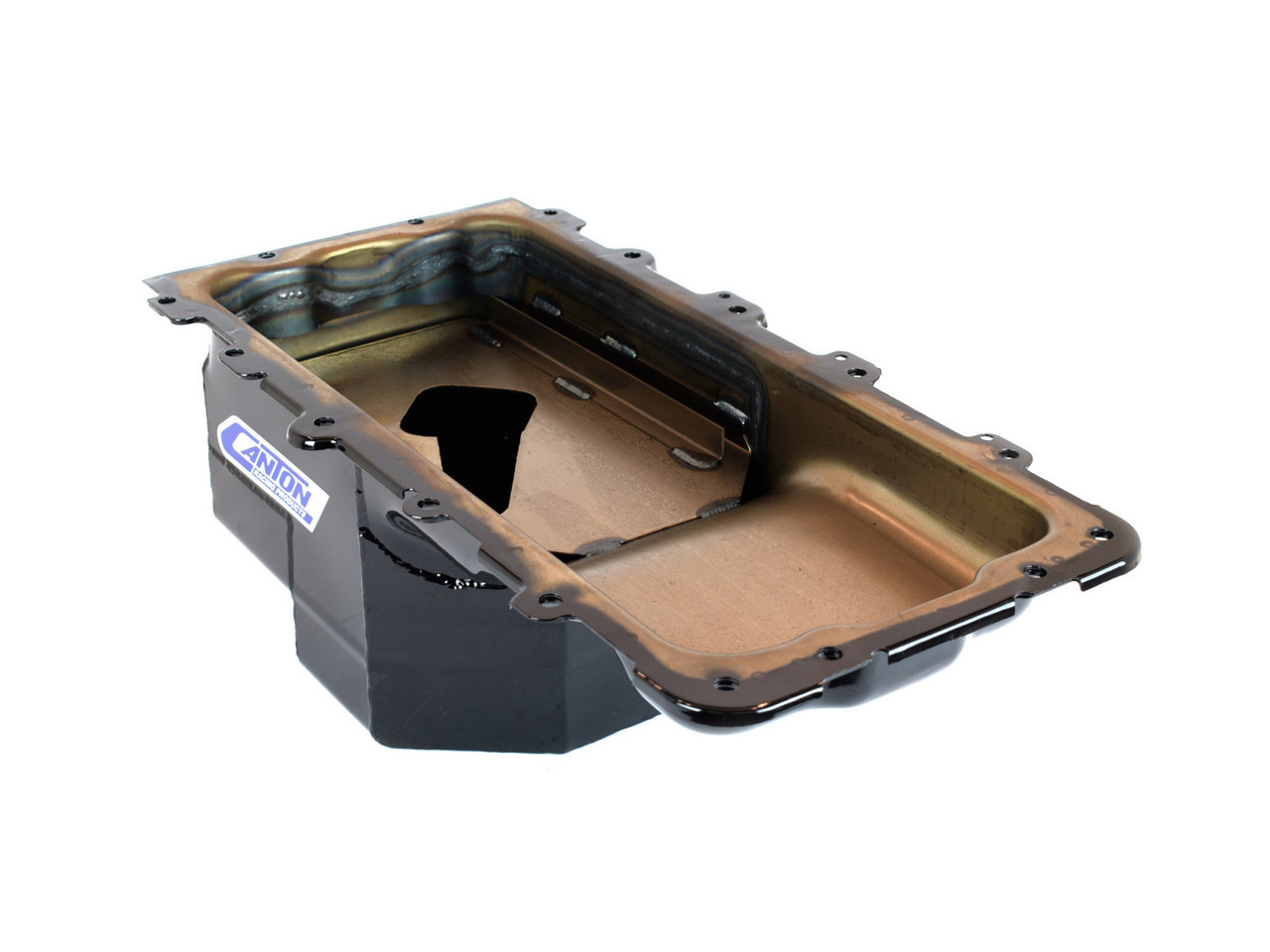 Canton 16-780 Oil Pan 4.6L 5.4L Modular Ford Rear Sump Truck Oil Pan Black (CRP-16-780)