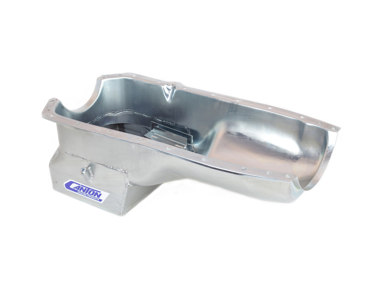 Canton 15-502 Oil Pan Oldsmobile 307-455 Street Road and Drag Race Pan Baffled (CRP-15-502)