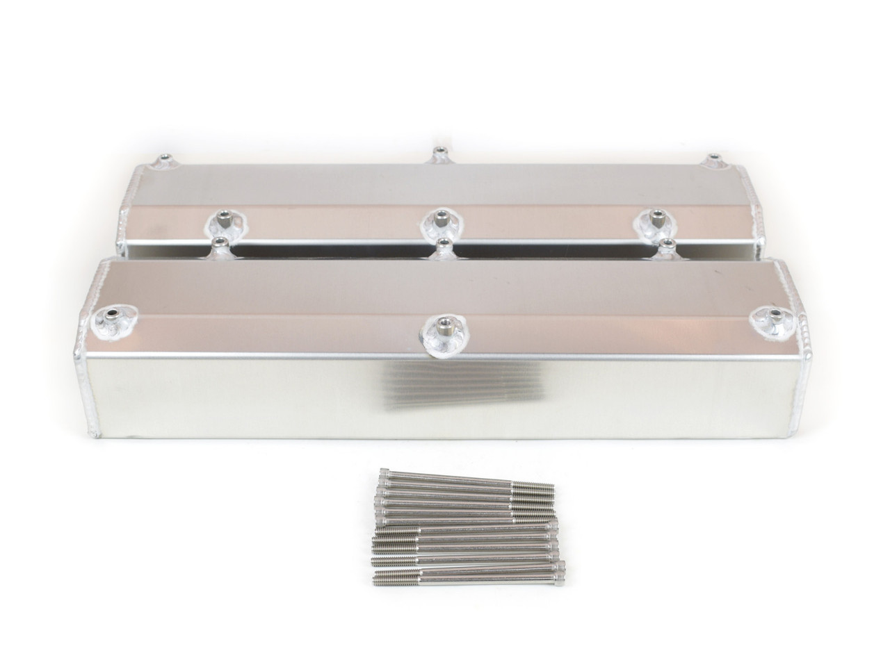 Canton 65-300 Valve Covers Small Block Ford 302 351W Fabricated Alum w Hardware (CRP-65-300)