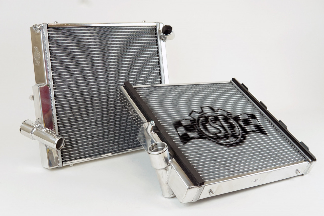 CSF High-Performance All-Aluminum Side Radiator- Left Side- fits Porsche 991.2 Carrera 991 GT2/RS 991.2 GT3/RS/R 718 Boxster 718 Cayman 718 GT4 (CSF-7087)