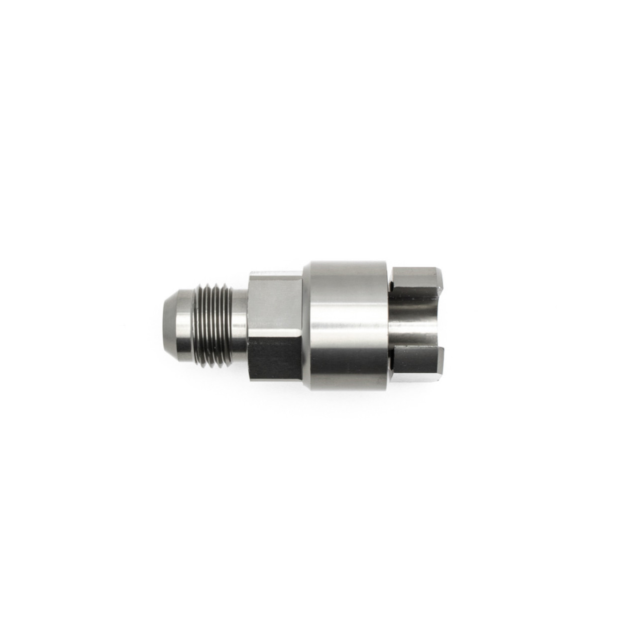 Deatschwerks 6AN Male Flare to 3/8" Female EFI Quick Connect Adapter (DEW-6-02-0103)