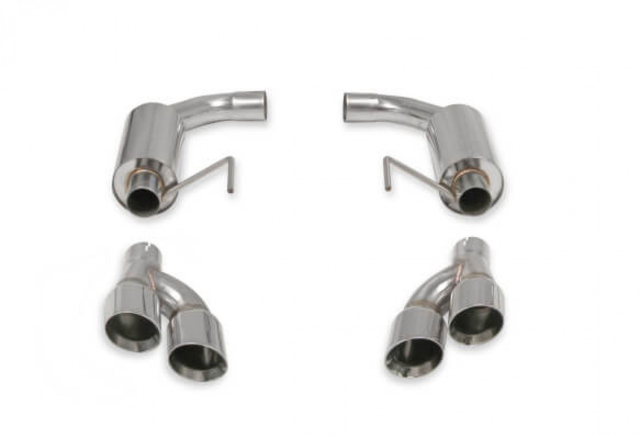 Flowtech 18-21 Mustang Gt Axle-Back Quad Tip Exhaust System Kit (FLO-152018FLT)