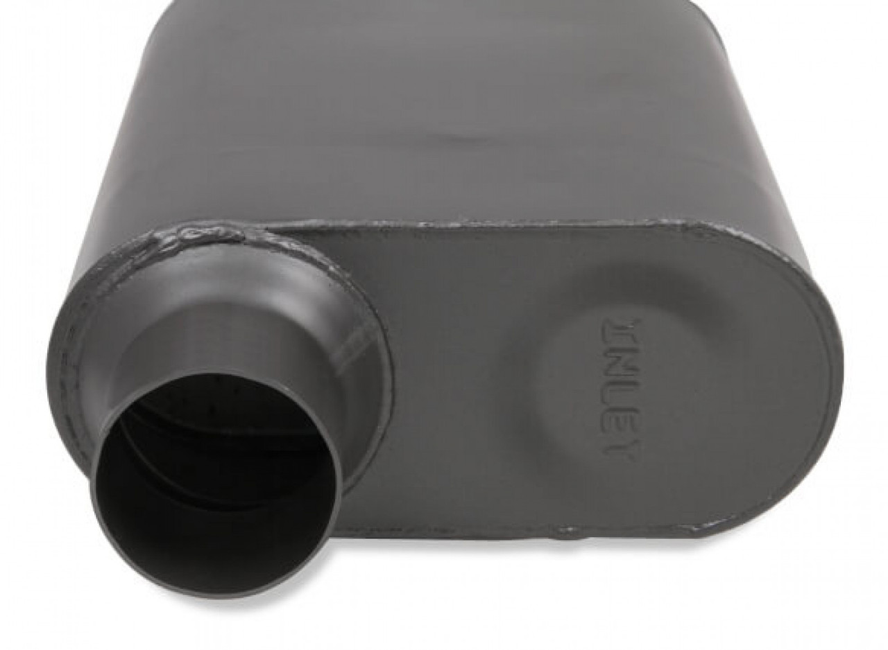 Flowtech 13In. 3-Chamber Muff 2.50O In/2.50C Out Exhaust Muffler (FLO-1FM6-24144)