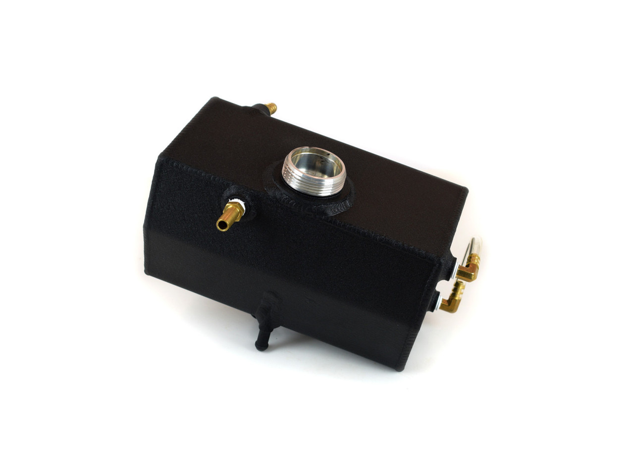 Canton 80-247SBLK Aluminum Expansion Tank 2015-Up Mustang With Stock Neck Black (CRP-80-247SBLK)