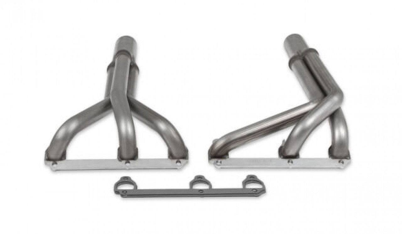Flowtech GM 2.8-3.4L V6 Uprght D-Port Hdr 1.5 In  Exhaust Header (FLO-111587FLT)