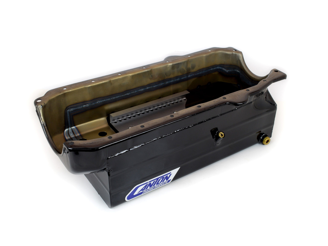 Canton 18-100 Oil Pan Small Block Chevy Pre-1985 Full Length Sump Marine Oil Pan (CRP-18-100)