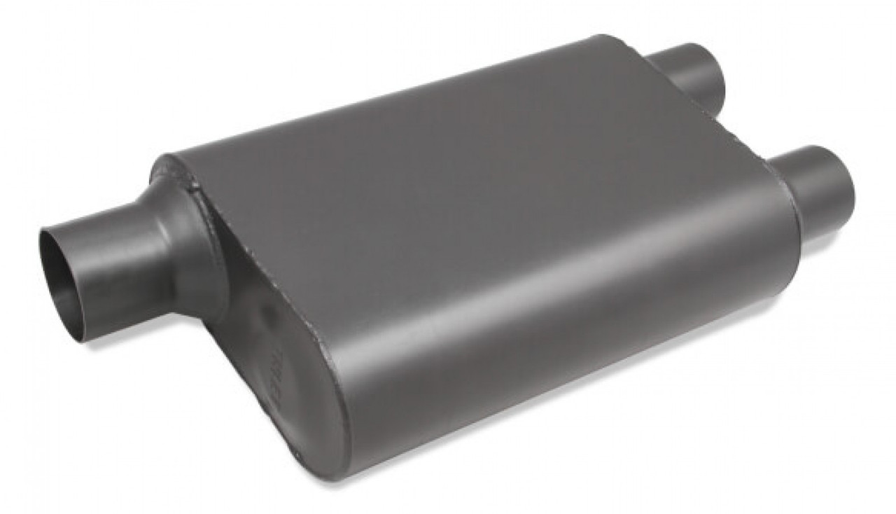 Flowtech 13In. 3-Chamber Muff 2.50O In/2.25D Out Exhaust Muffler (FLO-1FM6-24334)