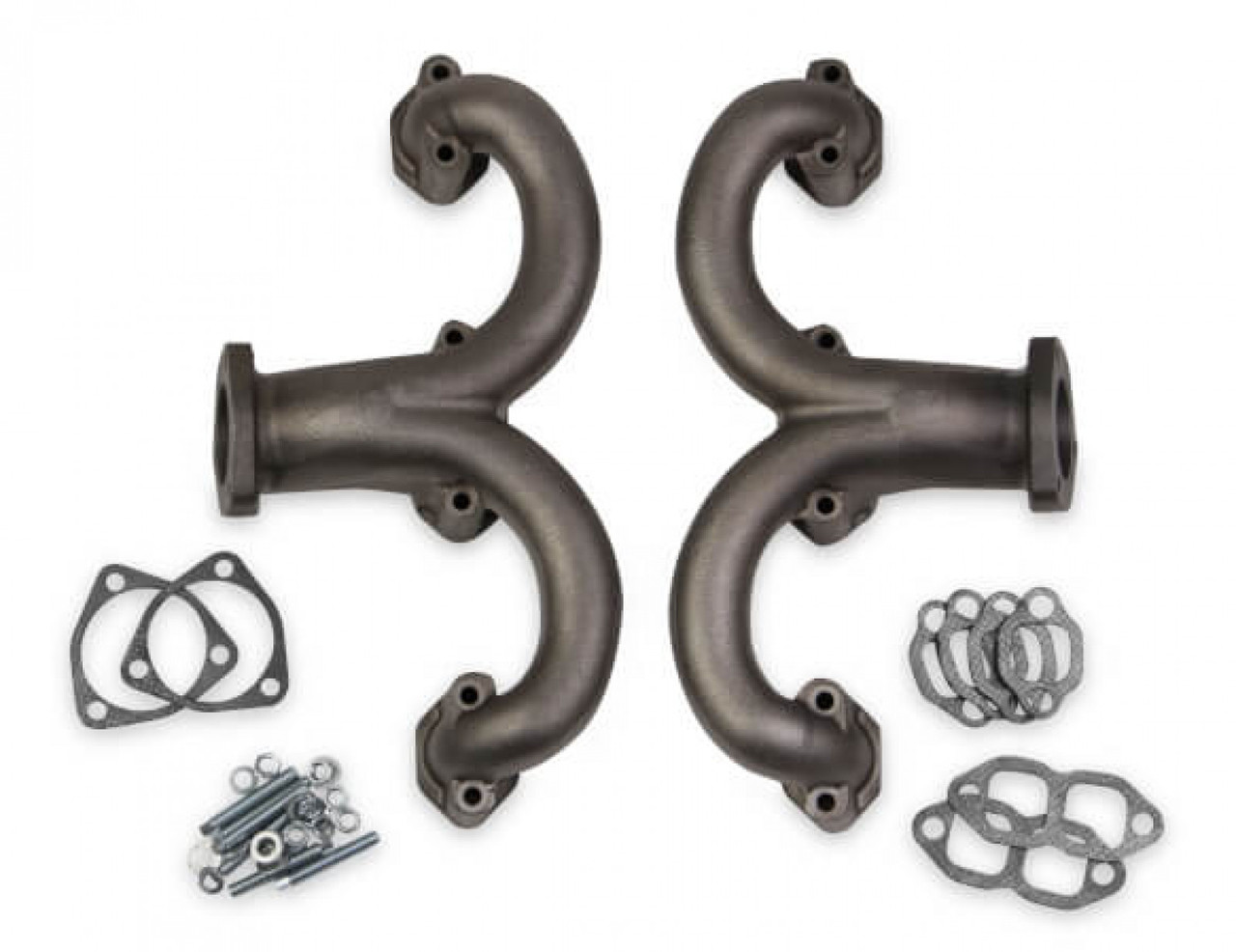 Flowtech Smallblock Chevy Ram Horn Manifold - Raw Exhaust Manifold (FLO-211704-RFLT)