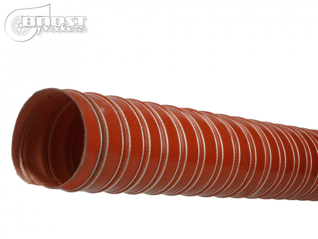 BOOST Products Silicone Air Duct Hose 76mm (3") ID, 2m (6') Length, Red (BOP-IN-KS-076-2R)