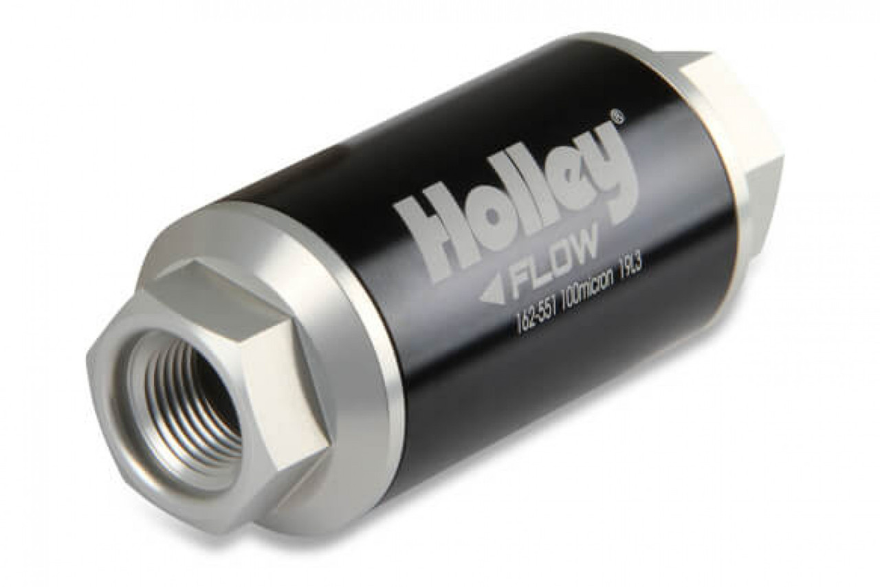 Holley 100 GPH HP Billet Fuel Filter (HOL-1162-551)