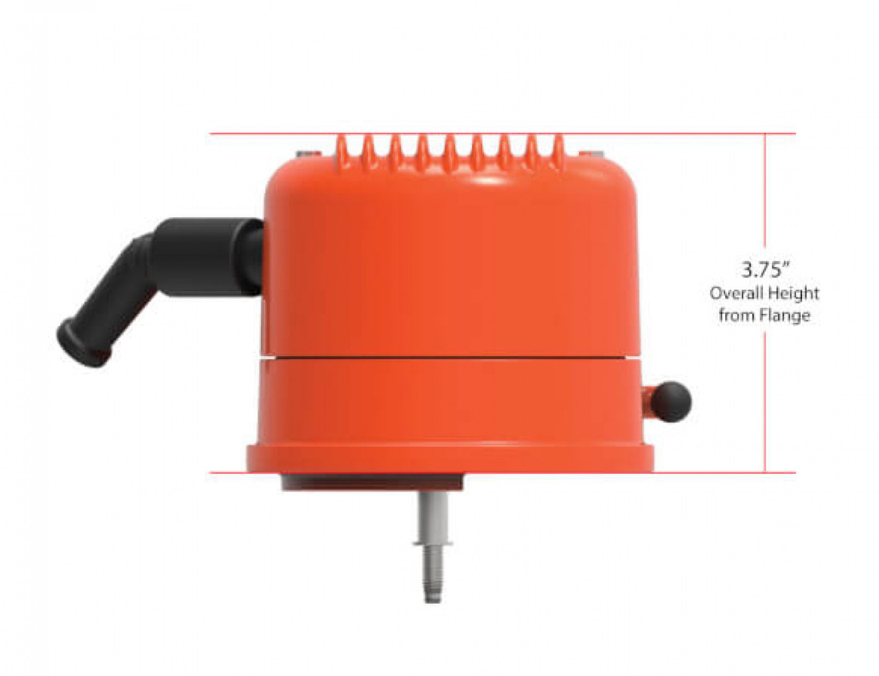 Holley 2-Piece Finned Valve Cover - Gen III/IV LS - Factory Orange Machined (HOL-1241-183)