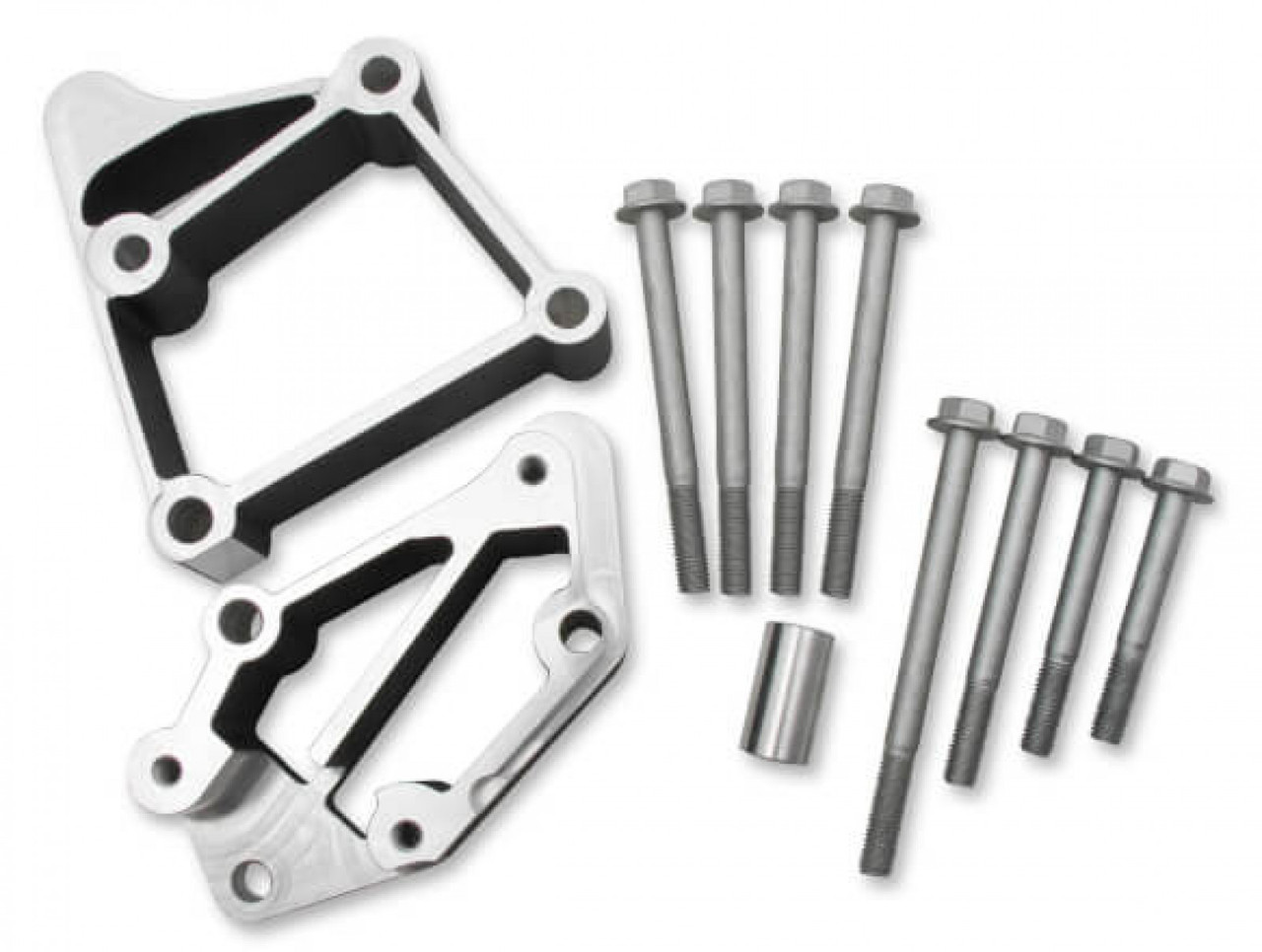 Holley LS Accessory Drive Bracket - Installation Kit for Long Alignment (HOL-121-3BK) Holley LS Accessory Drive Bracket - Installation Kit for Long Alignment (HOL-121-3BK)