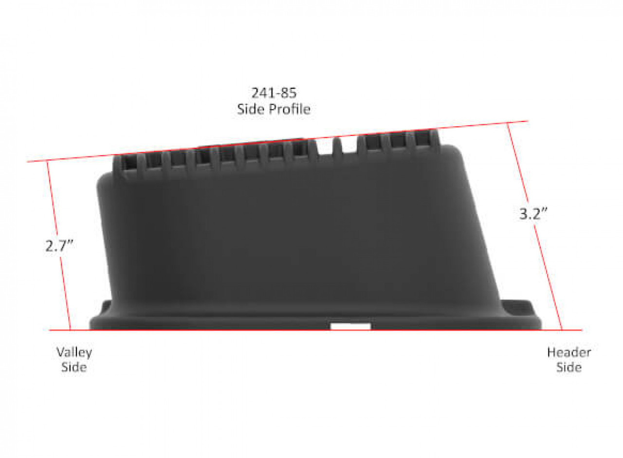 Holley M/T Valve Covers - Vintage Style - Finned - BBC - Satin Black (HOL-1241-85)