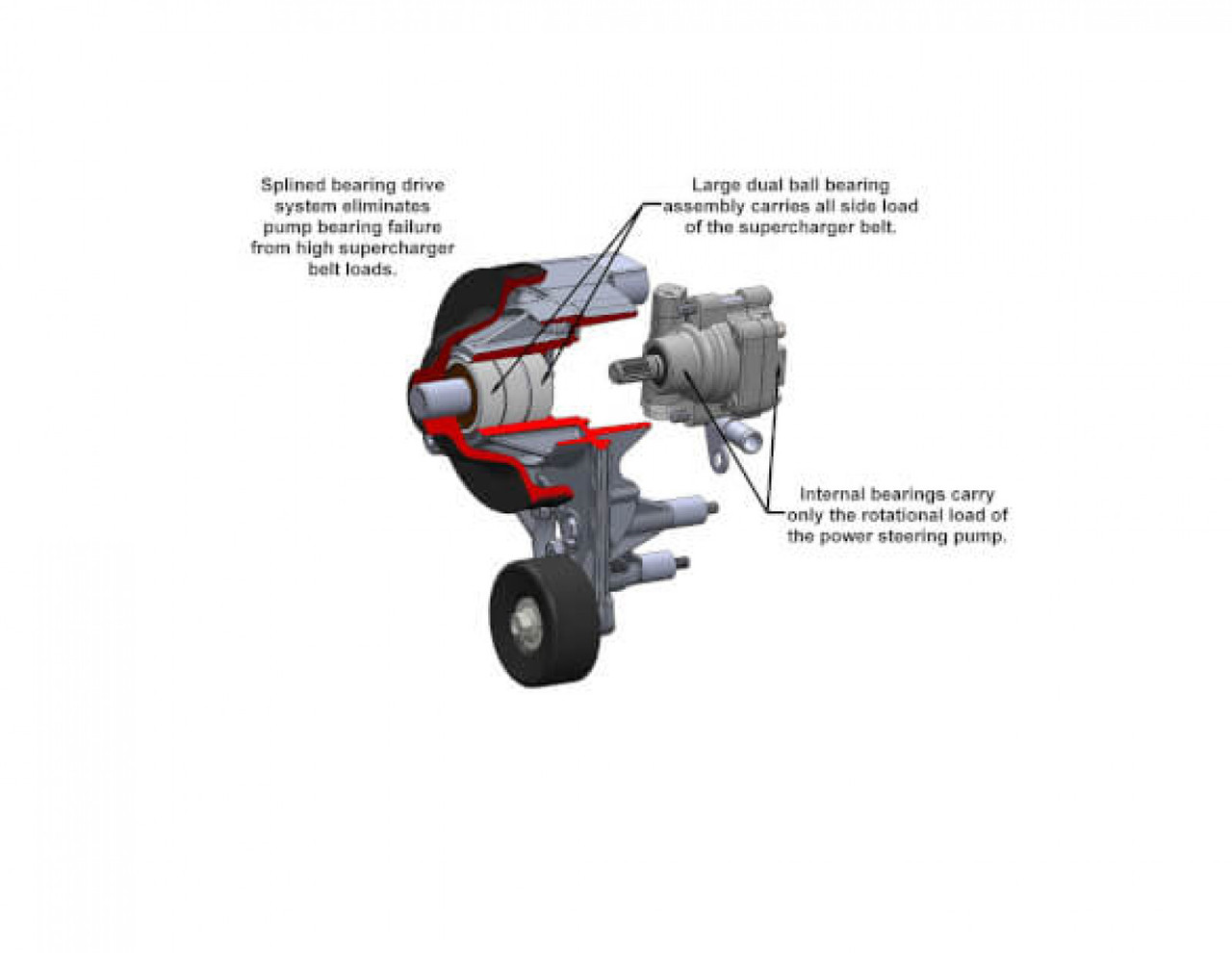 Holley Power Steering Add-on System for LT5 (HOL-320-233BK)