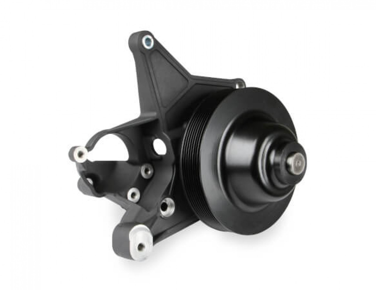 Holley BRACKET KIT, P/S LT4-W SHORT SPACER NATURAL-BLACK FINISH (HOL-397-253BK)