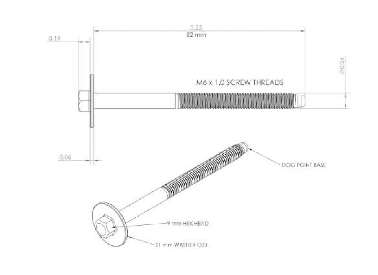 Holley Tall LS Valve Cover Bolt Assembly - Single (HOL-1561-133)