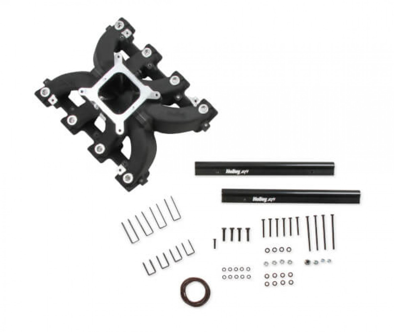 Holley Single Plane EFI  Split-Design Race Intake Manifold- GM LS3/L92- Black (HOL-2300-290BK)