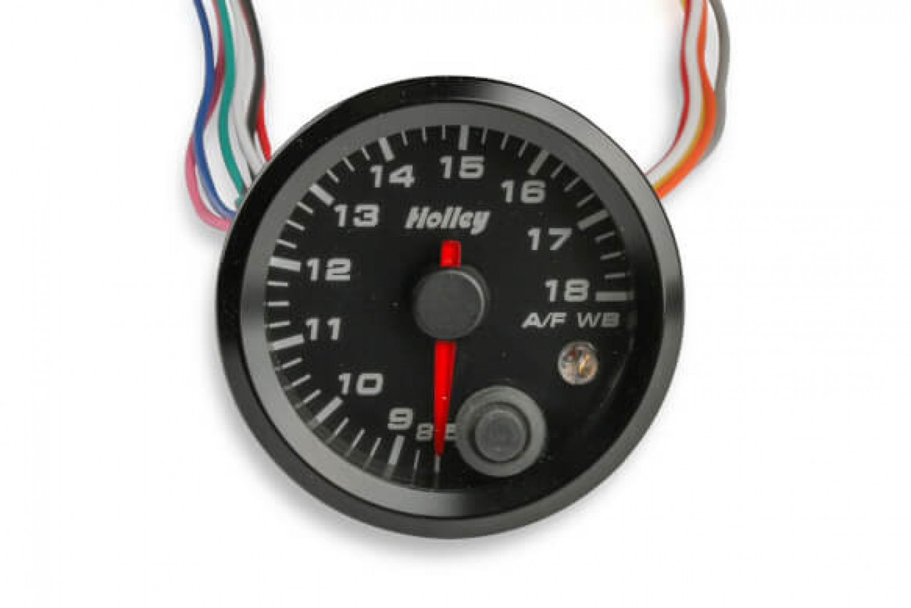 Holley Analog Style Standalone Air/Fuel Wideband Gauge Kit - Black (HOL-226-626)