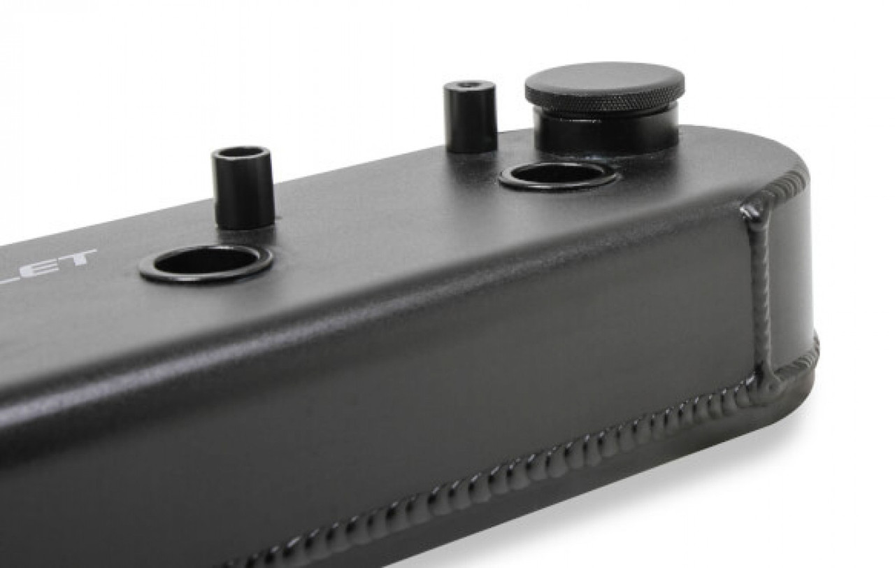 Holley GM Track Series Valve Covers - Small Block Chevrolet Gen III/IV - LS - Satin Black (HOL-2241-294)
