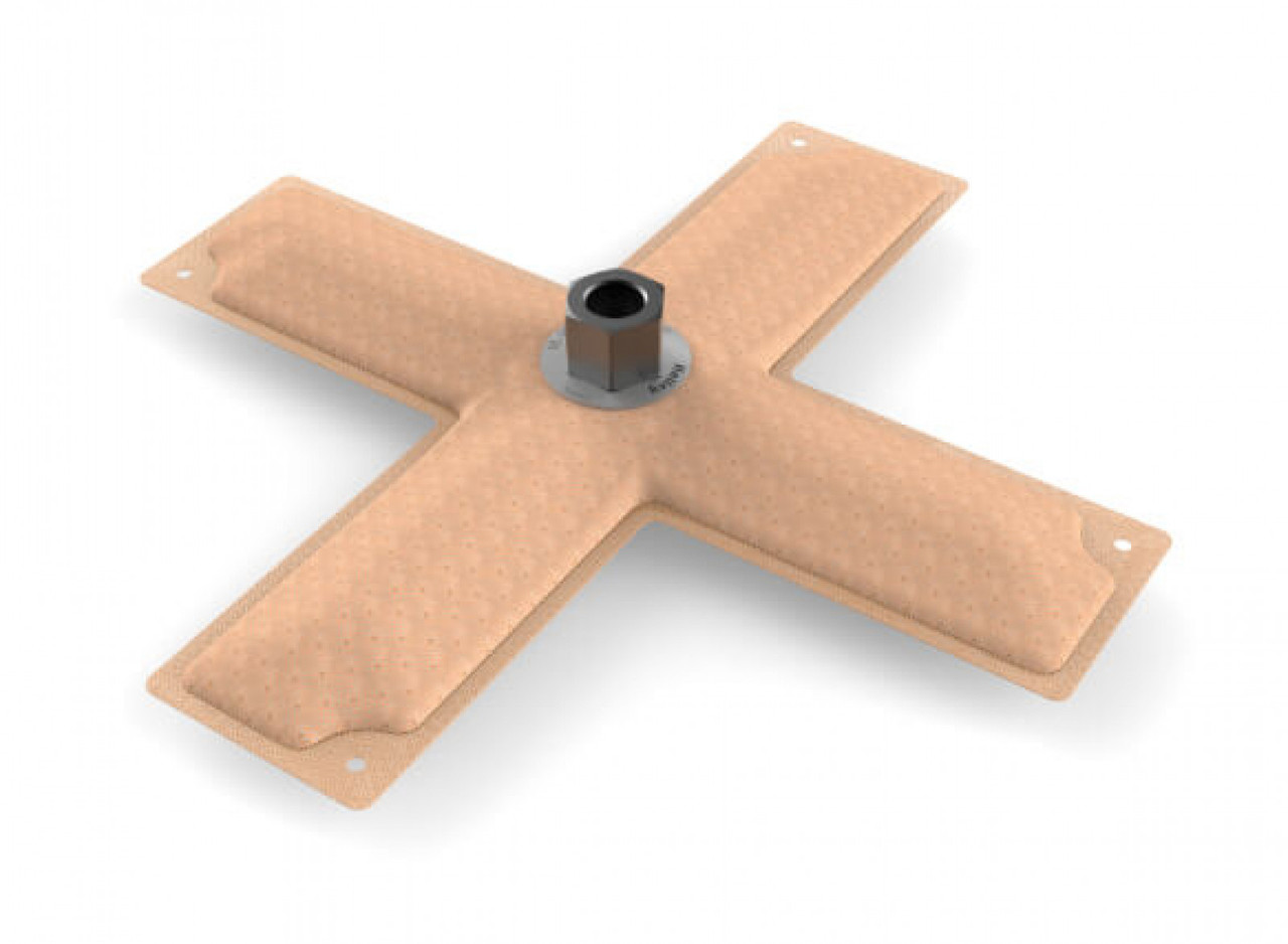 Holley 11" x 11" HydraMat¬Æ, Cross (HOL-216-104)