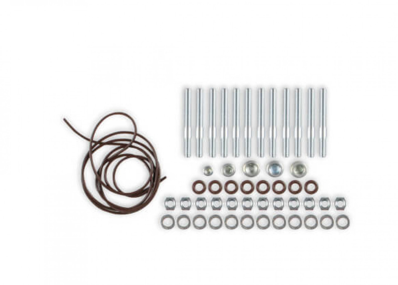 Holley EFI 8.2" SBF Ford Hi-Ram EFI Manifold with Side Mount Top-Black (HOE-1300-308BK)