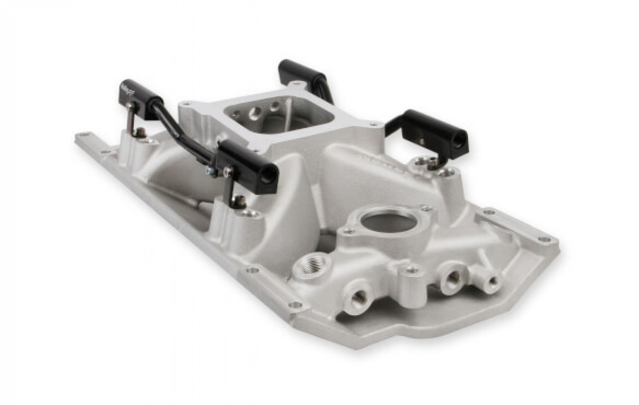 Holley EFI SBC 4150 Single Plane Fuel Injection Intake Manifold - Chevy Small Block V8 with L31 Vortec cylinder heads (HOE-1300-263)