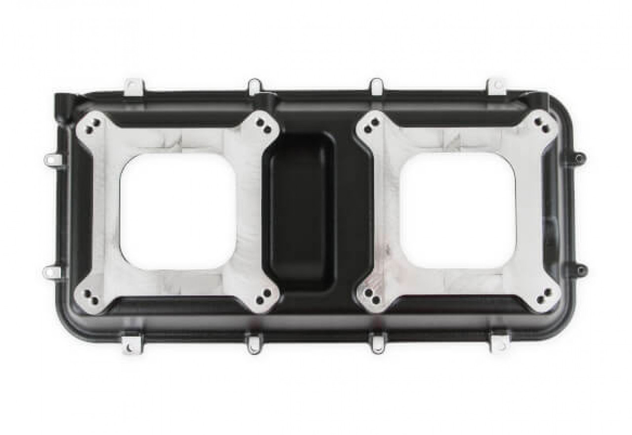 Holley Hi-Ram Intake Plenum Top Only, 2 x 4150- Black Finish (HOE-1300-207BK)
