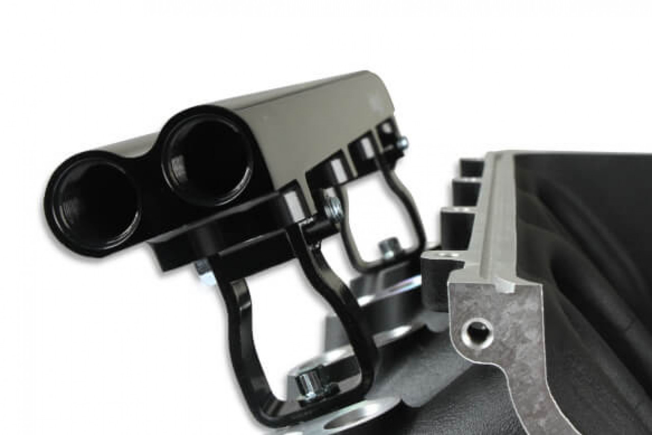 Holley Ultra Lo-Ram Manifold Base and Fuel Rails Dual Fuel Injector GM LS3/L93 (HOE-3300-673BK)