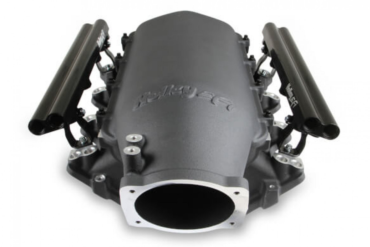 Holley EFI Dual Fuel Injector Lo-Ram EFI Intake Manifold Kit GM LS1/LS2/LS6 (HOE-3300-624BK)